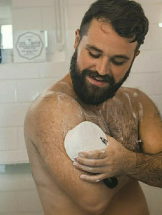 Spongelle Men's Cedar Absolute Supreme Triple Butter Buffer Sponge 99.2g *BNIB - Picture 4 of 9